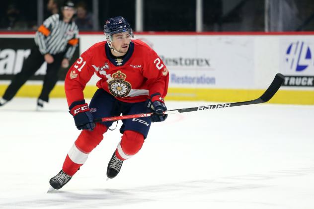 Regina Pats forward Cole Carrier