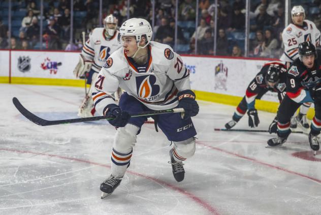 Kamloops Blazers forward Reese Belton