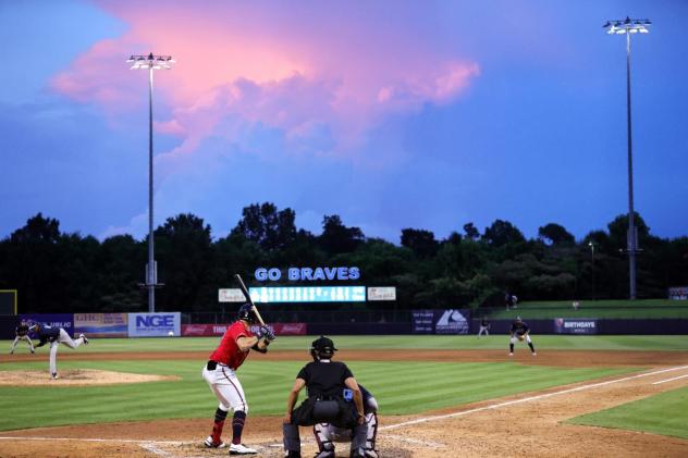 Rome Braves battle the Wilmington Blue Rocks