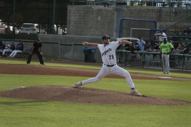 Tri-City Dust Devils pitcher Landon Marceaux