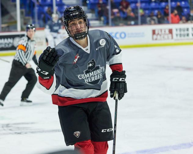Vancouver Giants defenceman Colton Roberts