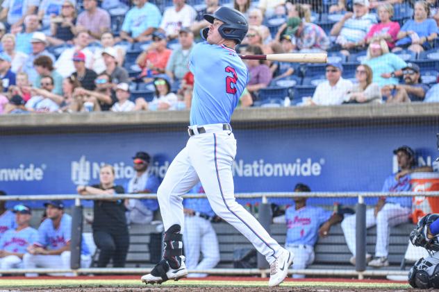 Troy Johnston of the Pensacola Blue Wahoos