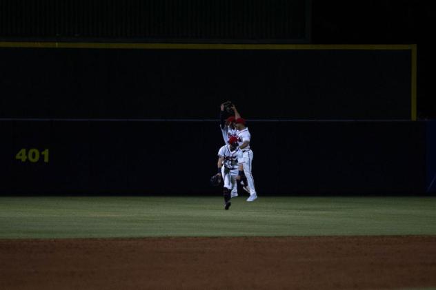 Rome Braves celebrate in the field