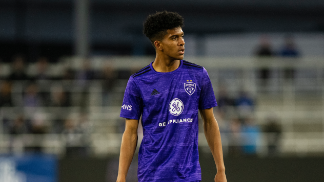 Louisville City FC defender Josh Wynder