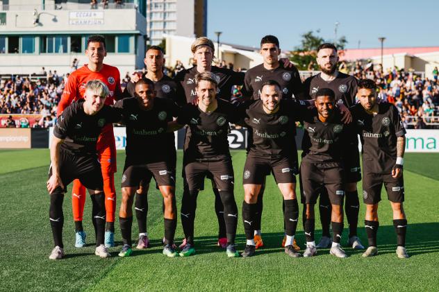Oakland Roots lineup against Rio Grande Valley