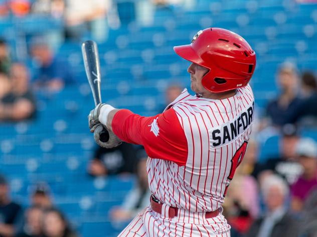 Ottawa Titans outfielder Jacob Sanford