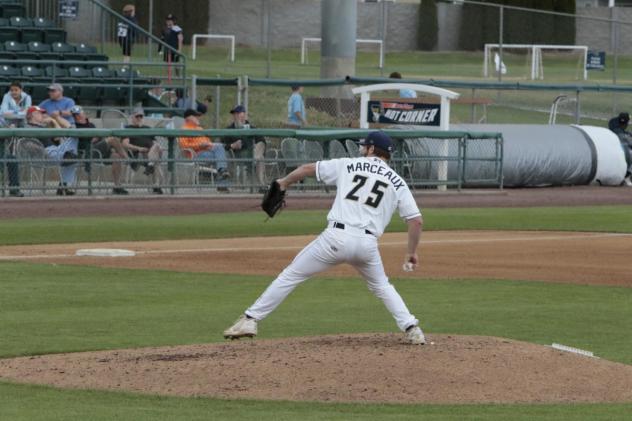 Tri-City Dust Devils pitcher Landon Marceaux