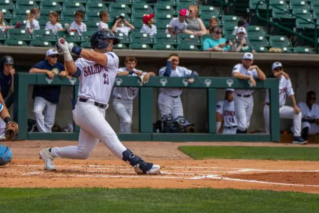 Lincoln Saltdogs outfielder Justin Byrd