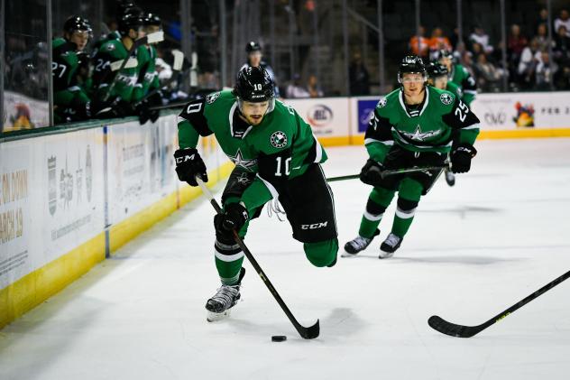 Texas Stars forward Nicholas Caamano