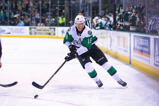 Texas Stars forward Fredrik Karlstrom
