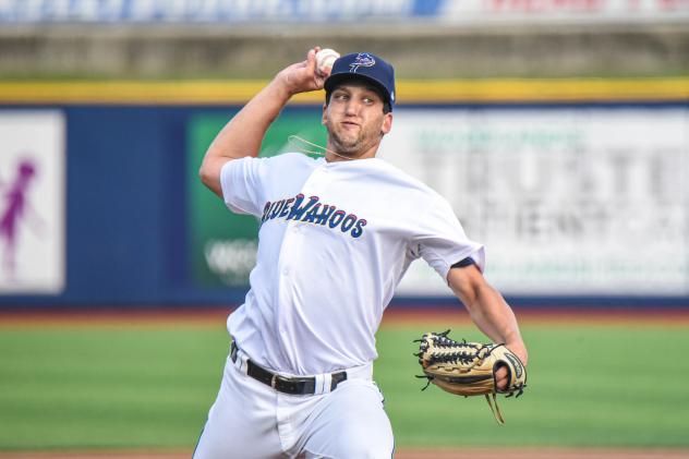 Pensacola Blue Wahoos pitcher A.J. Ladwig
