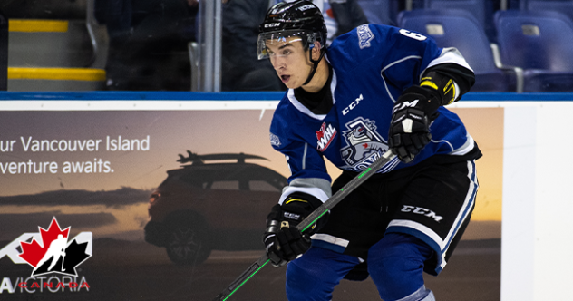 Victoria Royals defenceman Gannon Laroque
