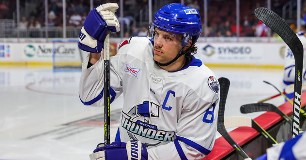 Wichita Thunder defenseman Alex Peters