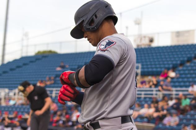 Rosario Grey of the Somerset Patriots