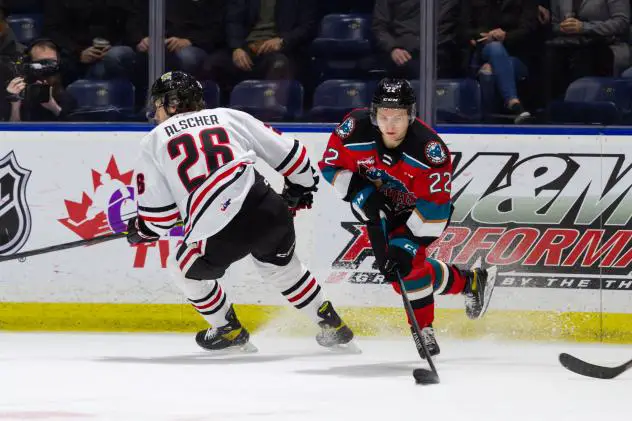 Kelowna Rockets left wing Gabriel Szturc