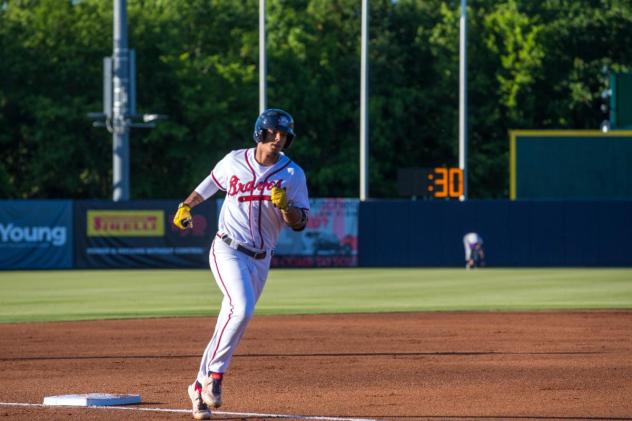 Rome Braves round the bases