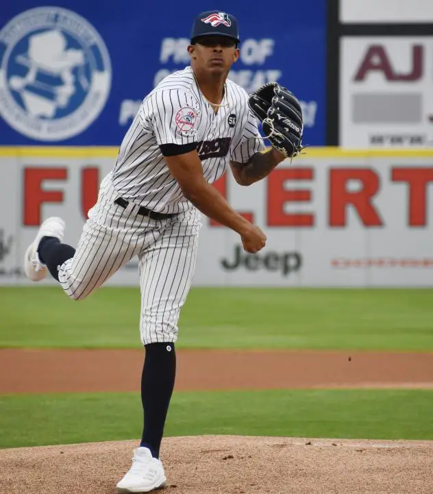 Somerset Patriots pitcher Luis Medina