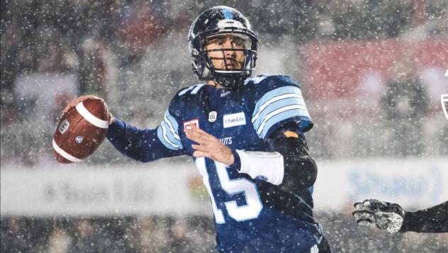 Quarterback Ricky Ray with the Toronto Argonauts