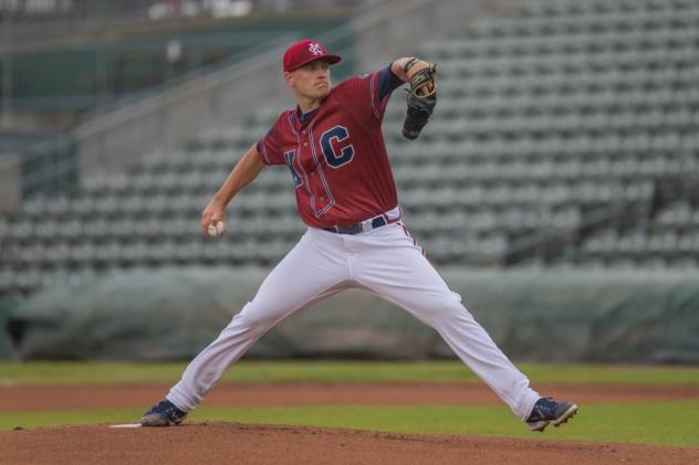Kansas City Monarchs pitcher Matt Hartman