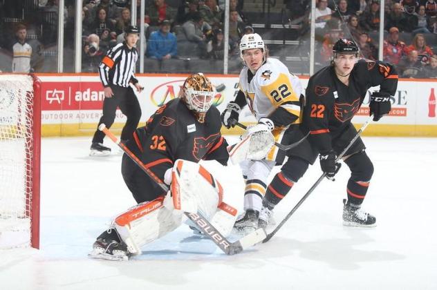 Lehigh Valley Phantoms goaltender Felix Sandstrom