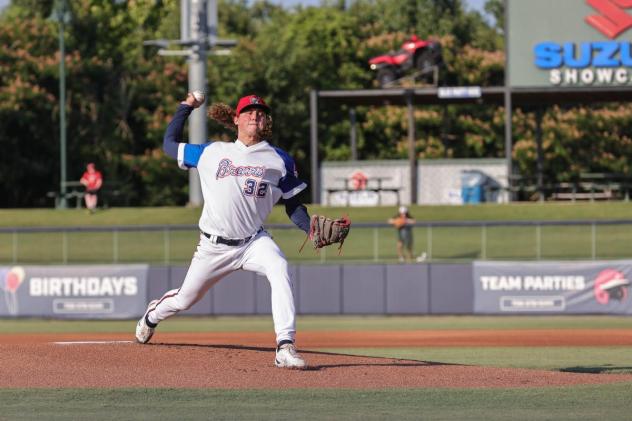 Rome Braves pitcher Andrew Hoffmann