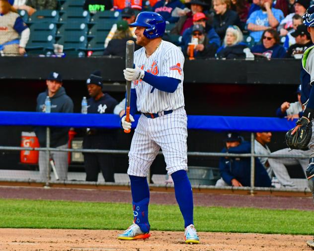 Travis Blankenhorn of the Syracuse Mets