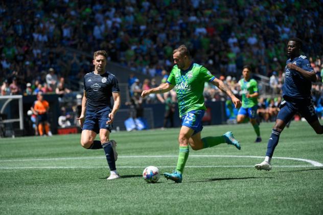 Seattle Sounders FC forward Jordan Morris vs. Sporting Kansas City