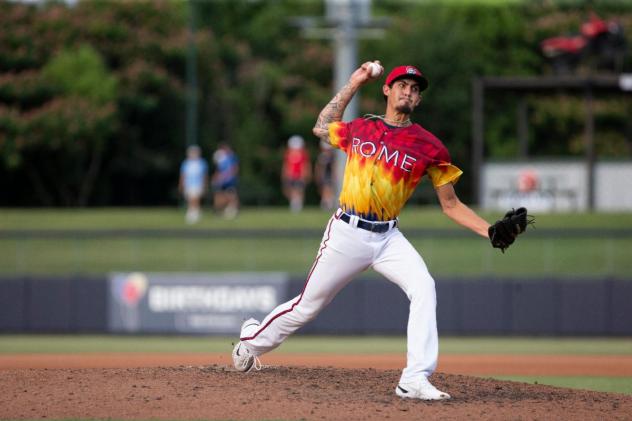 Rome Braves pitcher Luis De Avila