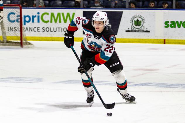 Kelowna Rockets forward Gabriel Szturc