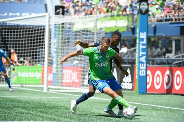 Seattle Sounders FC with possession