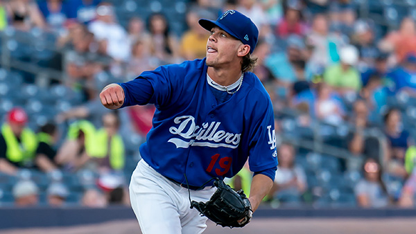 Tulsa Drillers pitcher Gavin Stone