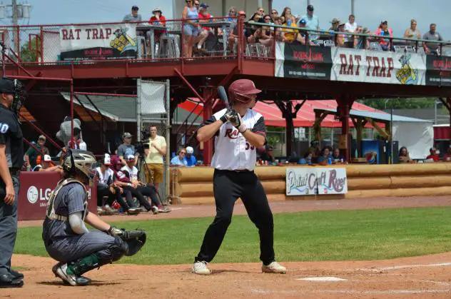 Wisconsin Rapids Rafters at the plate