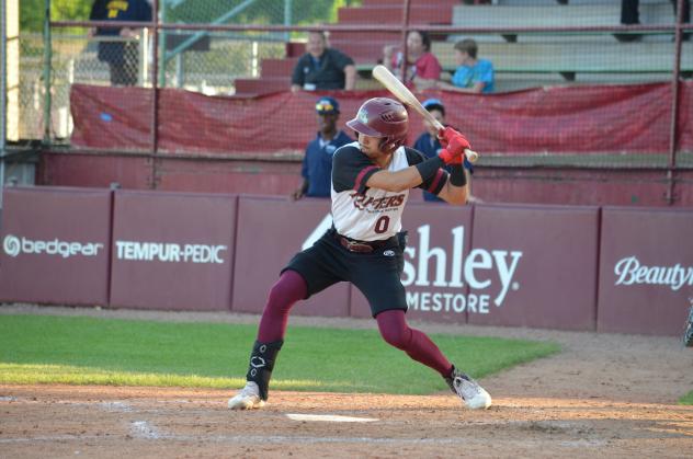Wisconsin Rapids Rafters Donovan Brandl at bat