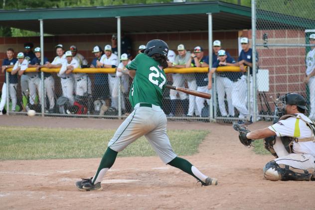 Vermont Mountaineers' Cox Tyler at bat