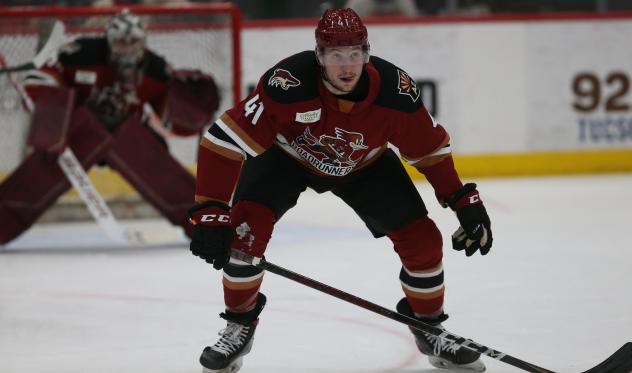 Cedric Lacroix with the Tucson Roadrunners