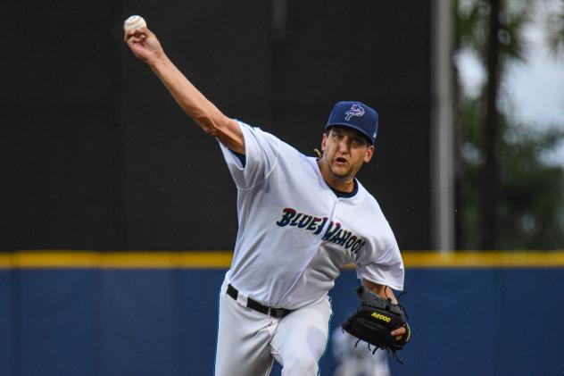 Pensacola Blue Wahoos pitcher A.J. Ladwig