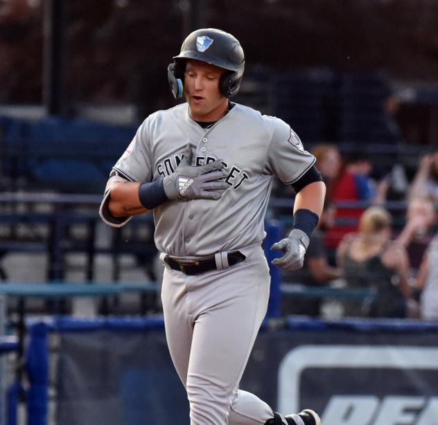 Elijah Dunham of the Somerset Patriots