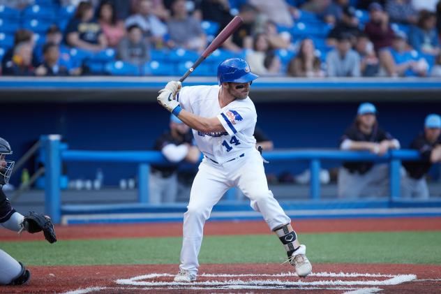 High Point Rockers outfielder Ben Aklinski