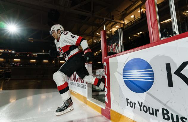Belleville Senators defenceman Xavier Bernard