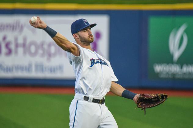 Bubba Hollins of the Pensacola Blue Wahoos