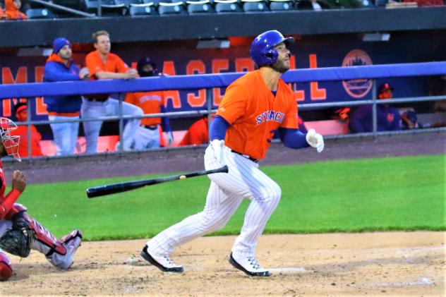 Daniel Palka of the Syracuse Mets
