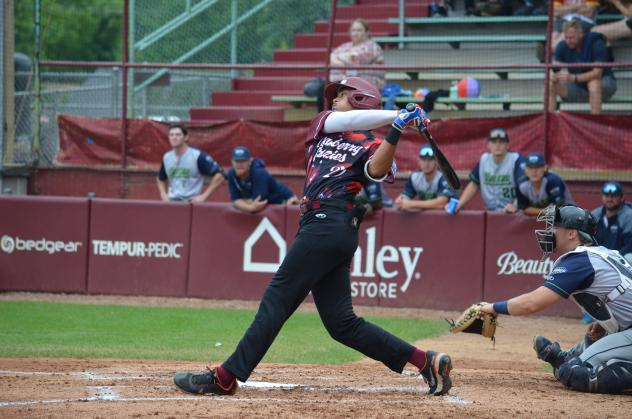 Wisconsin Rapids Rafters take a big swing against the Madison Mallards