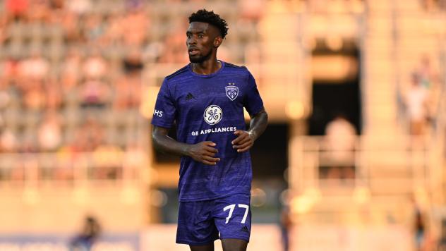 Louisville City FC Forwardn Enoch Mushagalusa