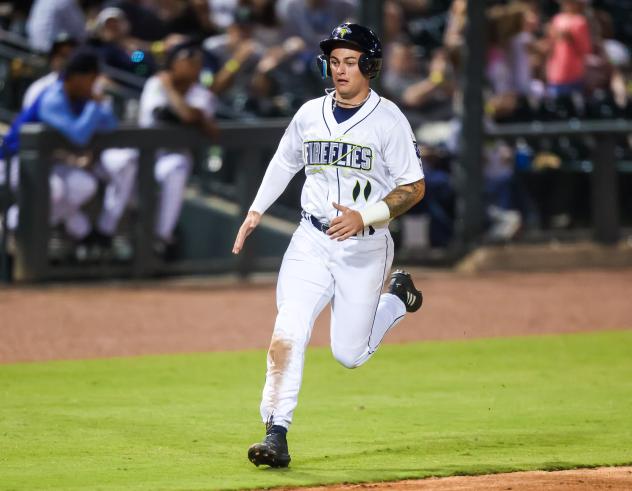 Carter Jensen of the Columbia Fireflies