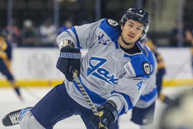 Jacksonville Icemen defenseman Victor Hadfield
