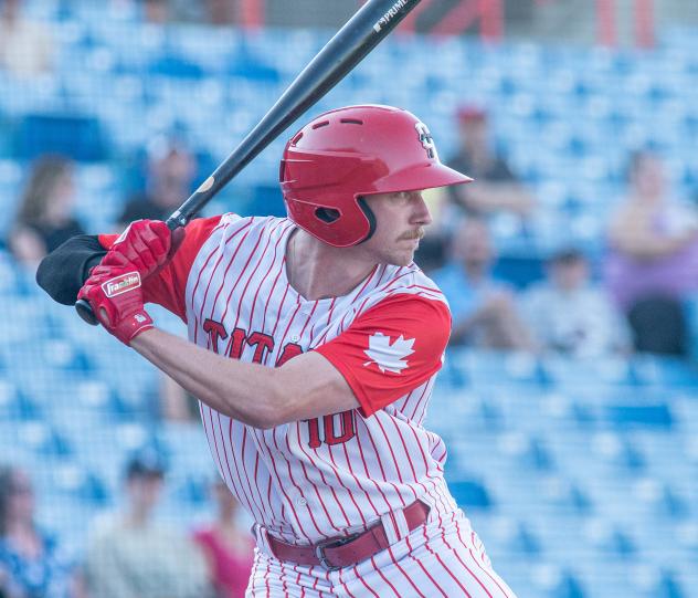 Ottawa Titans' Clay Fisher at bat