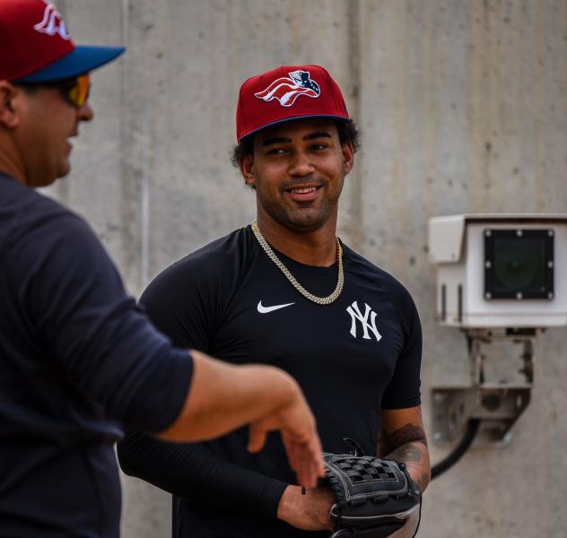 RHP Deivi Garcia with the Somerset Patriots
