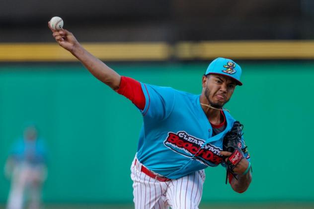 Clearwater Threshers deliver a pitch