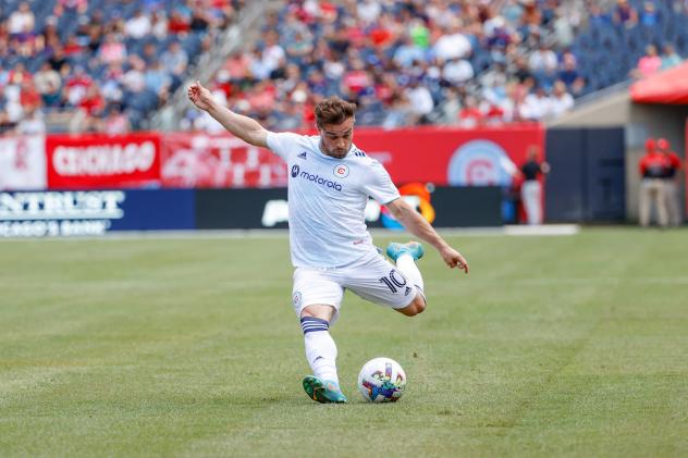 Chicago Fire FC's Xherdan Shaqiri on the field