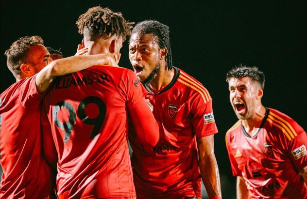 Phoenix Rising FC celebrates win